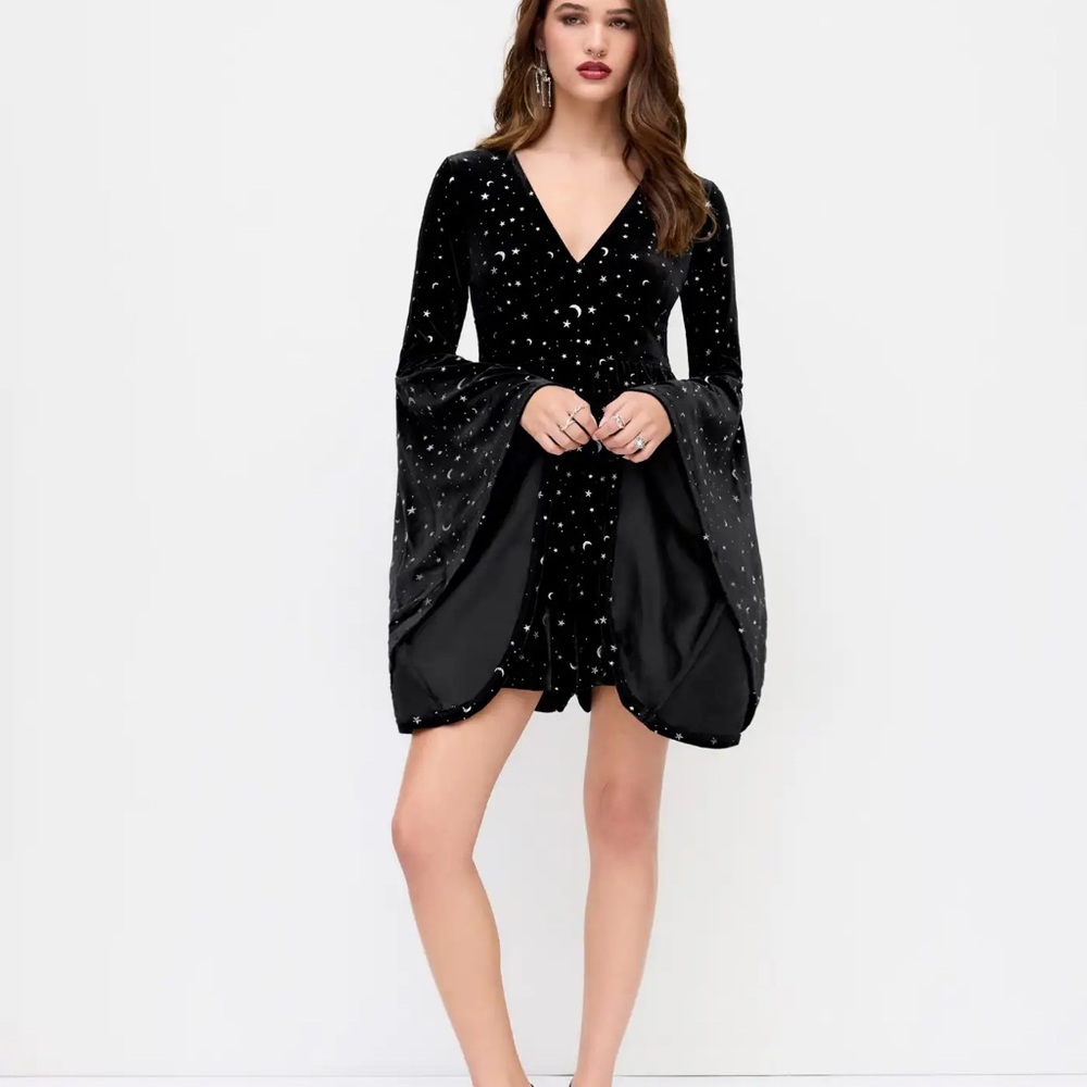 Cider Black Celestial Jumpsuit - Picture 4 of 6